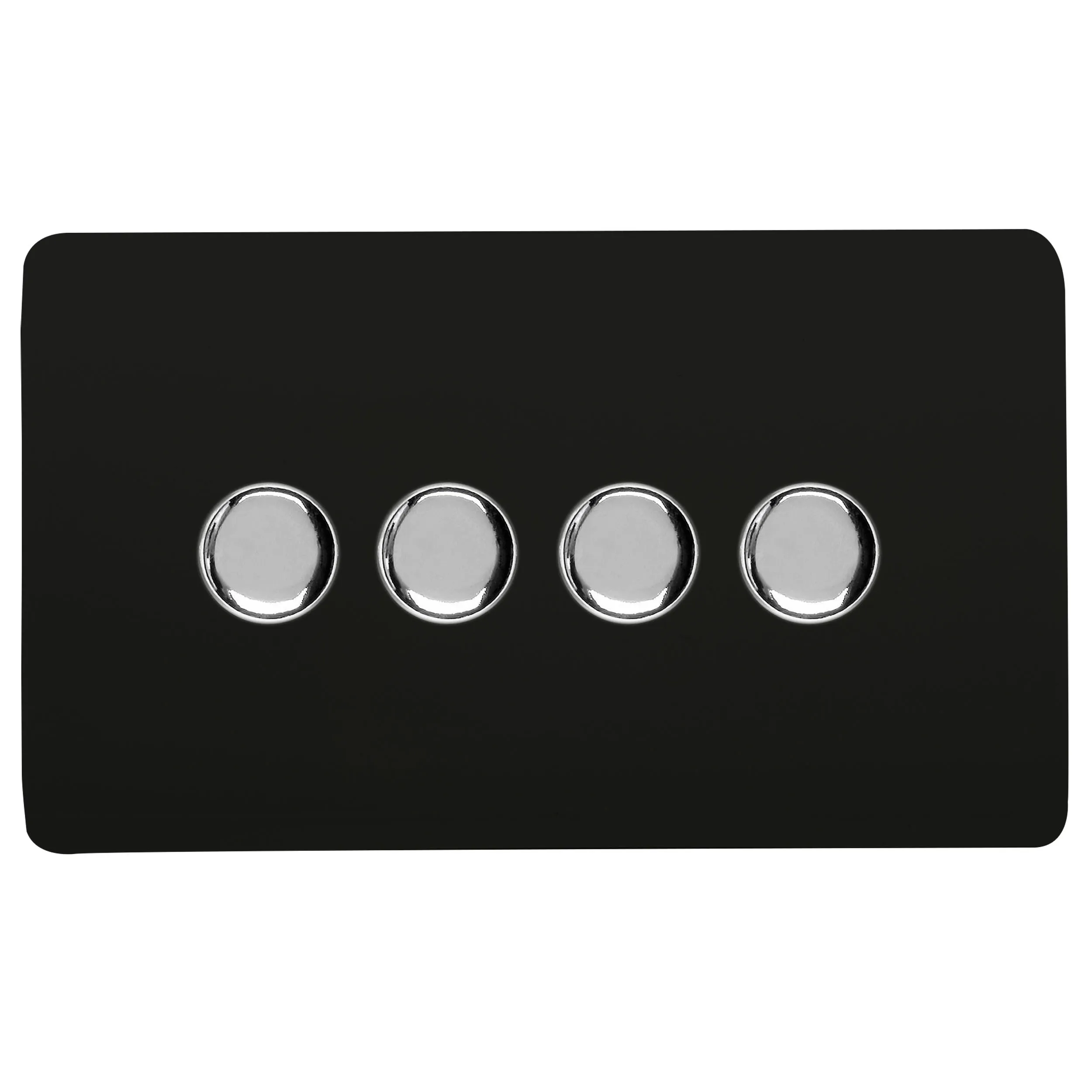 ART-4LDMMBK  4 Gang 2 Way LED Dimmer Switch Matt Black